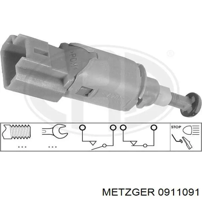 Лягушка тормоза VAG 5Q0927810A