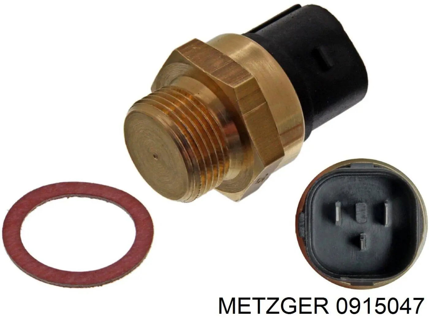 Sensor, temperatura del refrigerante (encendido el ventilador del radiador) 0915047 Metzger