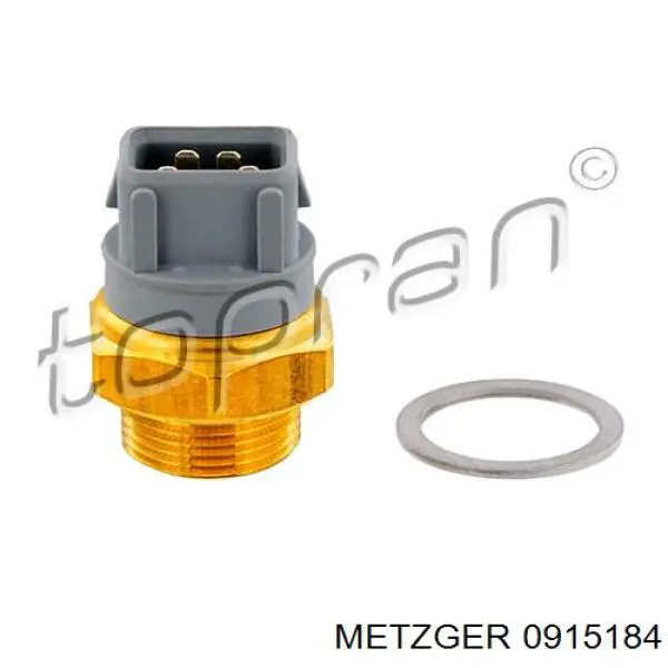 0915184 Metzger датчик температуры охлаждающей жидкости (включения вентилятора радиатора)
