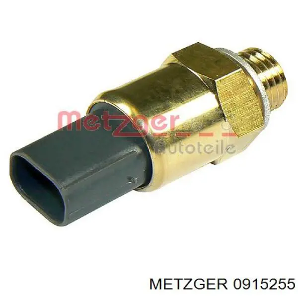 Sensor, temperatura del refrigerante (encendido el ventilador del radiador) 0915255 Metzger