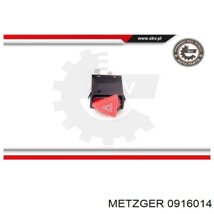 Кнопка аварийного сигнала Metzger 0916014 цена, от 15.44 USD