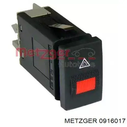 0916017 Metzger кнопка включения аварийного сигнала