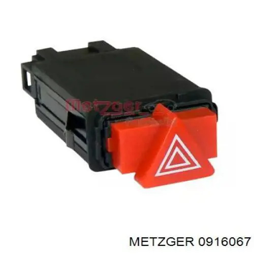 Кнопка включения аварийного сигнала Metzger 0916067