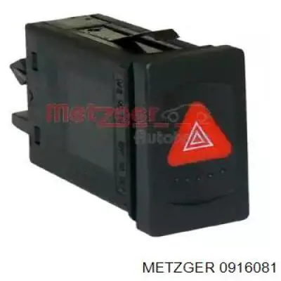 0916081 Metzger кнопка включения аварийного сигнала