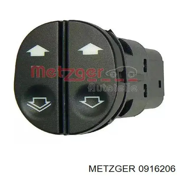 0916206 Metzger кнопка включения мотора стеклоподъемника передняя левая