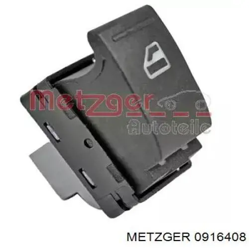 0916408 Metzger botão dianteiro direito de ativação de motor de acionamento de vidro