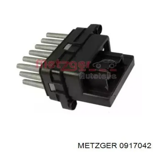 0917042 Metzger резистор (сопротивление вентилятора печки (отопителя салона))