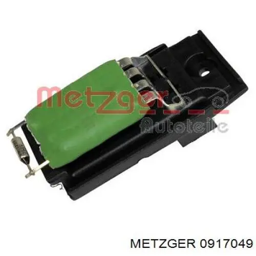 0917049 Metzger резистор (сопротивление вентилятора печки (отопителя салона))