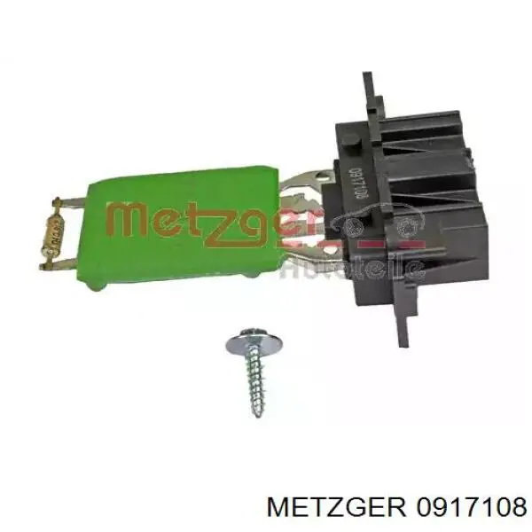 Резистор (сопротивление) вентилятора печки (отопителя салона) Metzger 0917108