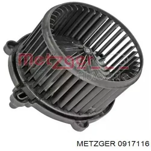 Motor eléctrico, ventilador habitáculo 0917116 Metzger