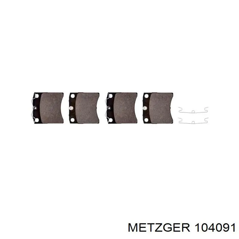10.4091 Metzger трос ручного тормоза задний правый/левый