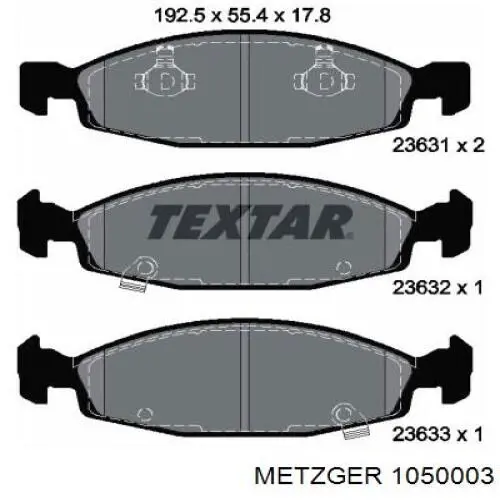 Ремкомплект тормозов задних ERT 310105 цена, от 8.76 USD