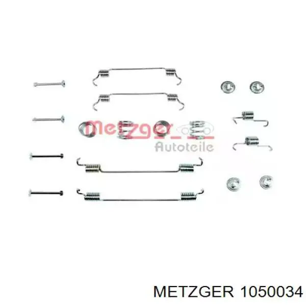1050034 Metzger ремкомплект тормозов задних