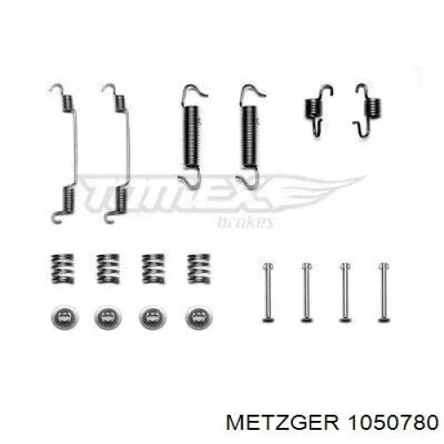Монтажный комплект задних барабанных колодок Renault (RVI) 7701205291