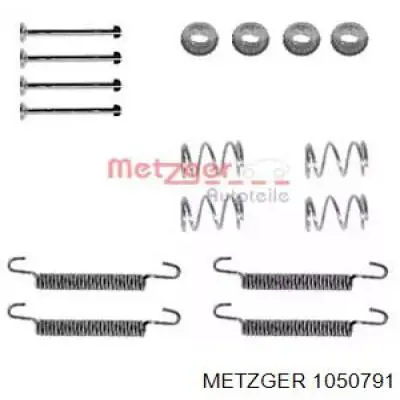 105-0791 Metzger монтажный комплект задних барабанных колодок