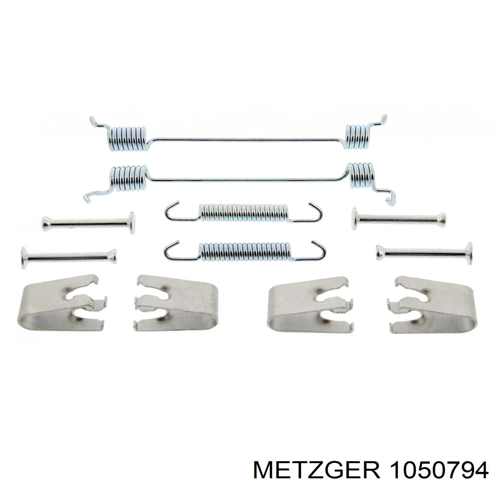 105-0794 Metzger монтажный комплект задних барабанных колодок