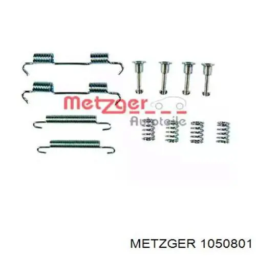 105-0801 Metzger ремкомплект тормозных колодок