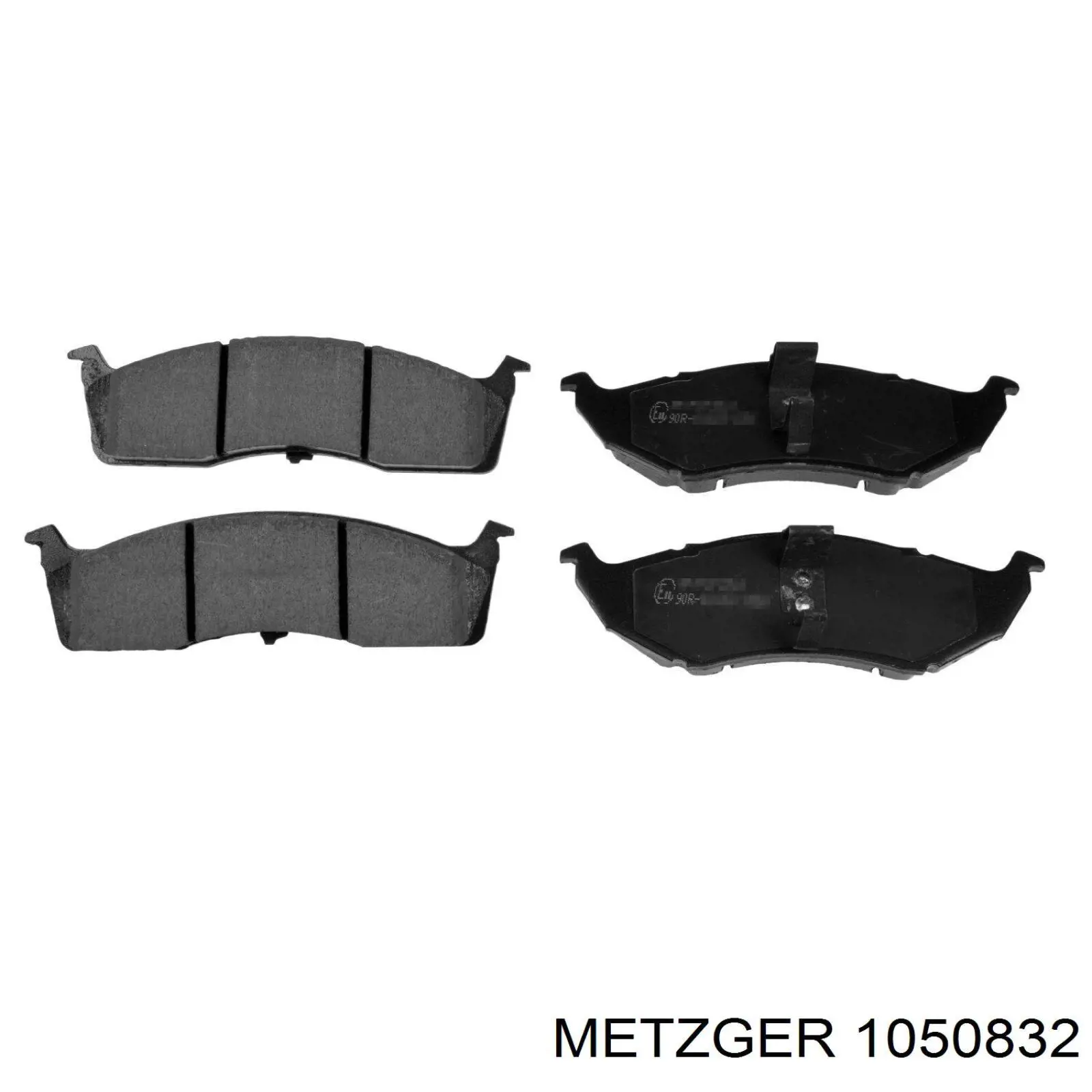 105-0832 Metzger монтажный комплект задних барабанных колодок