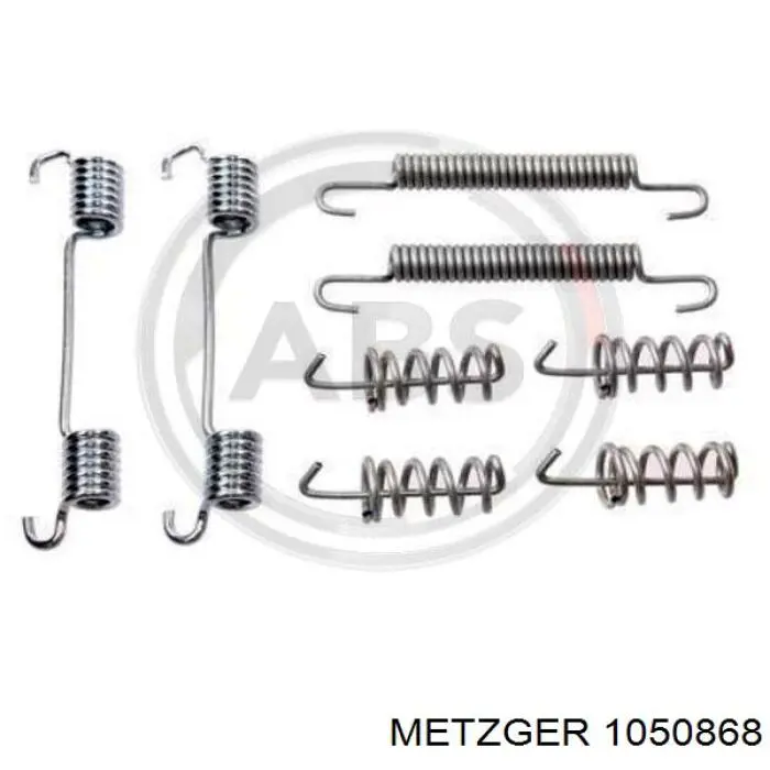 Ремкомплект тормозных колодок 1050868 Metzger