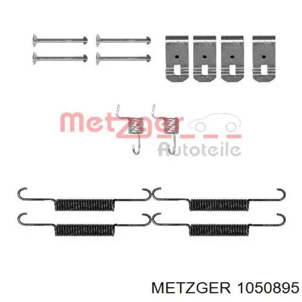 Установочный комплект задних барабанных колодок Delphi LY1399 цена, от 7.89 USD