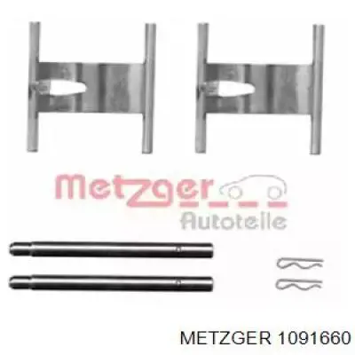 109-1660 Metzger ремкомплект тормозов задних