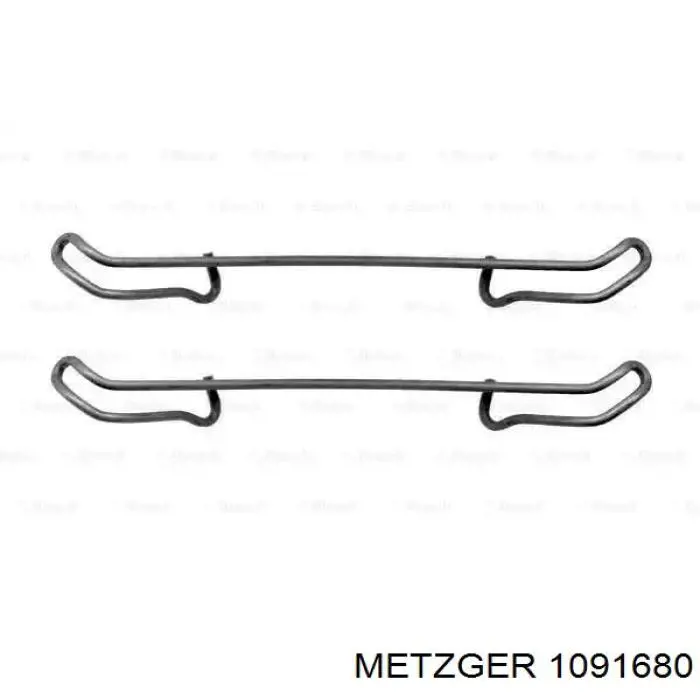 109-1680 Metzger пружинная защелка суппорта