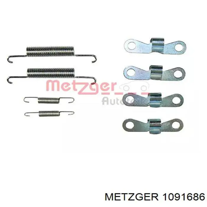 410808H325 Nissan/Infiniti Комплект пружинок крепления дисковых передних колодок