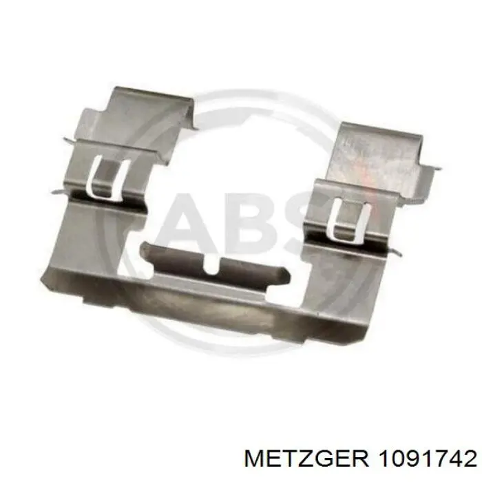 109-1742 Metzger комплект пружинок крепления дисковых колодок передних