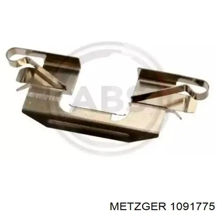 Комплект пружинок кріплення дискових колодок, передніх 1091775 Metzger