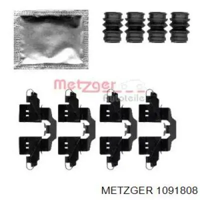 109-1808 Metzger ремкомплект тормозных колодок