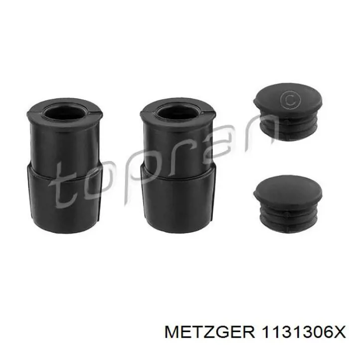 113-1306X Metzger ремкомплект суппорта тормозного переднего