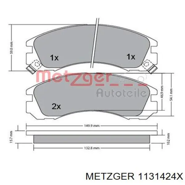 Ремкомплект тормозной системы Opel 0543201 цена, от 7.80 USD