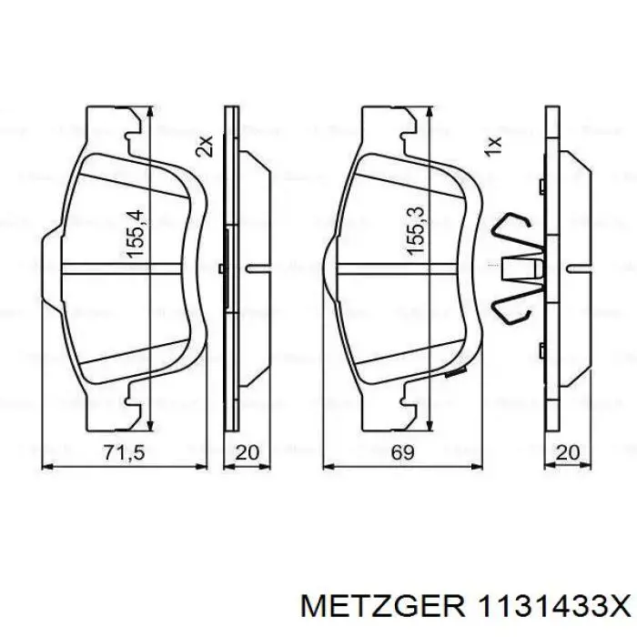 RK30530 Goodrem Направляющая тормозного суппорта