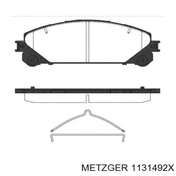 Направляющая переднего суппорта Metzger 1131492X цена, от 9.62 USD
