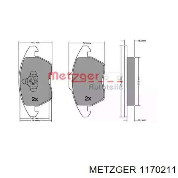 Передние тормозные колодки DP1010101060 Dr!ve+