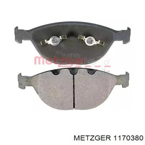 Колодки тормозные передние дисковые Metzger 1170380