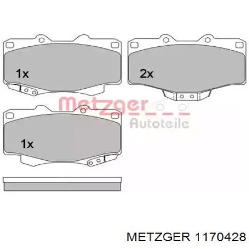 Выпускной распредвал двигателя 1170428 Metzger