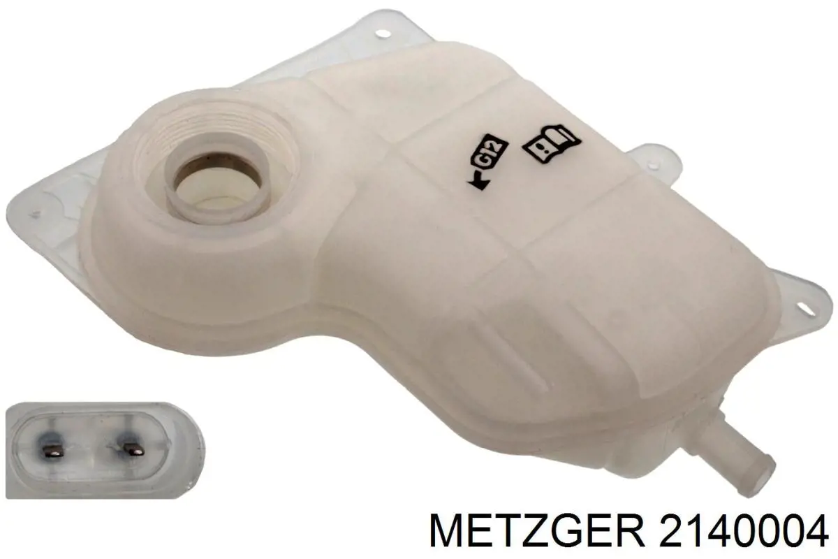 Купить 2140004 Metzger Водяной бачок системы охлаждения