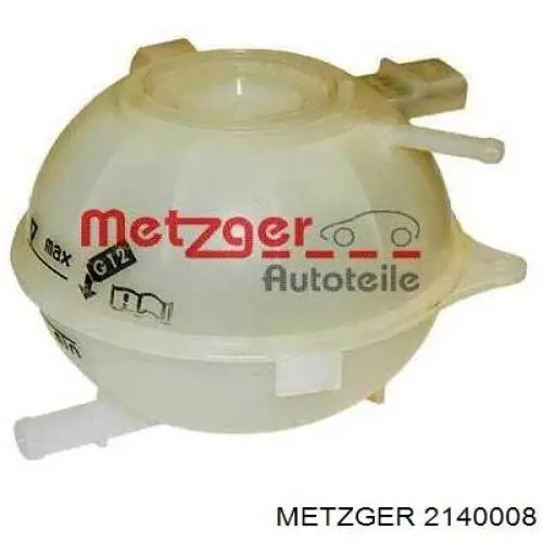 Бачок системи охолодження, розширювальний 2140008 Metzger