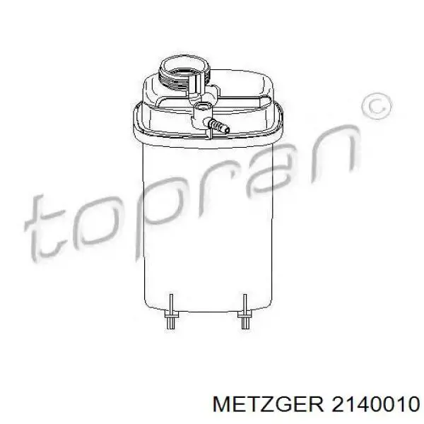 Бачок системы охлаждения двигателя расширительный Metzger 2140010 цена, от 44.75 USD