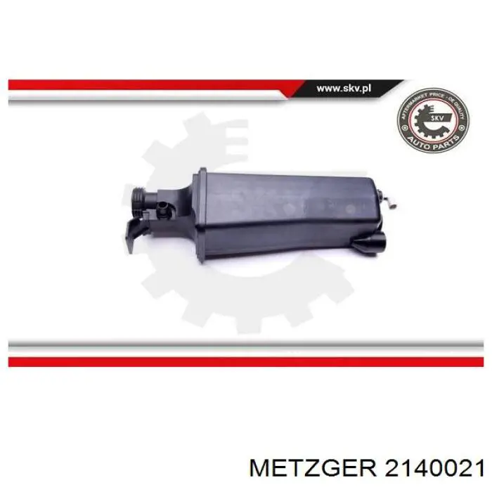 Купить 2140021 Metzger Водяной бачок системы охлаждения
