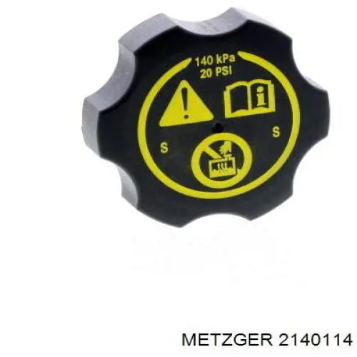 Кришка/пробка розширювального бачка 2140114 Metzger