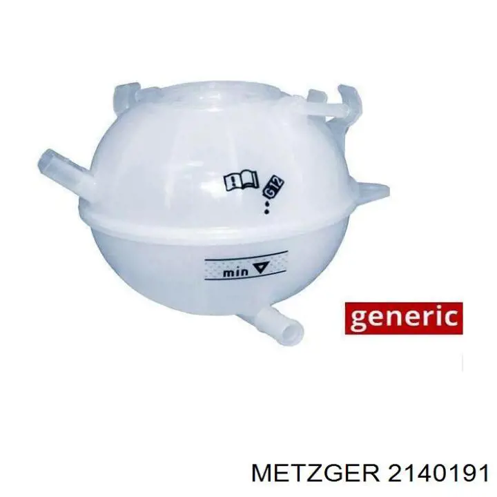 Бачок системи охолодження, розширювальний 2140191 Metzger