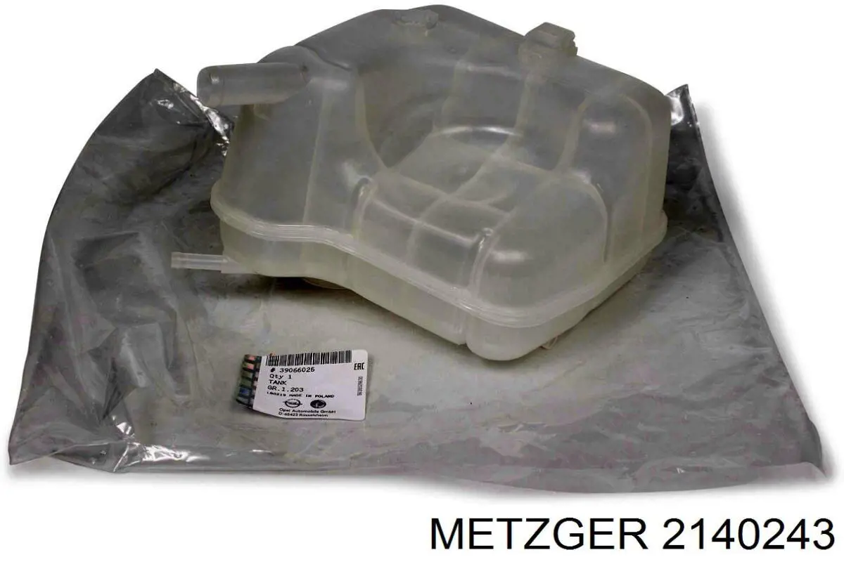 Бачок системы охлаждения расширительный Metzger 2140243