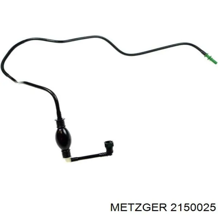 Трубка топливная, от бака к топливному фильтру Metzger 2150025 цена, от 47.27 USD