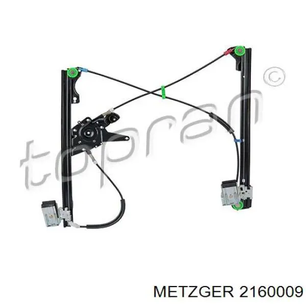 Механизм стеклоподъемника водительской двери Metzger 2160009 цена, от 26.24 USD