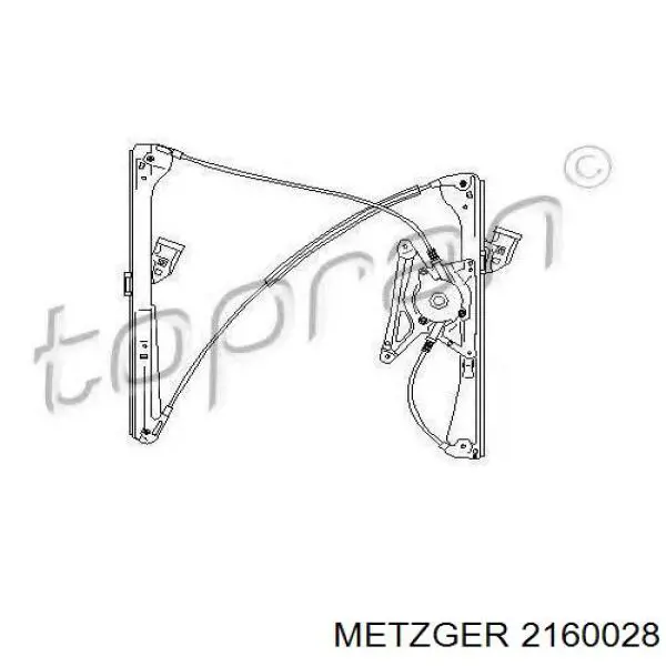 Стеклоподъемник передней двери Magneti Marelli 350103170279