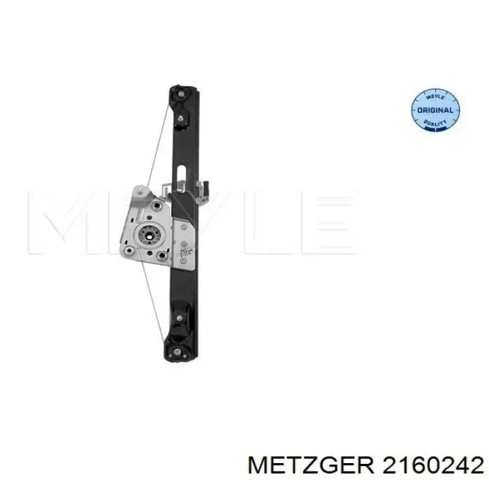 2160242 Metzger механизм стеклоподъемника двери задней правой