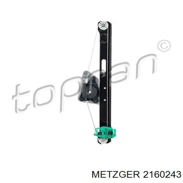 Купить 2160243 Metzger Механизм стеклоподъемника двери задней левой