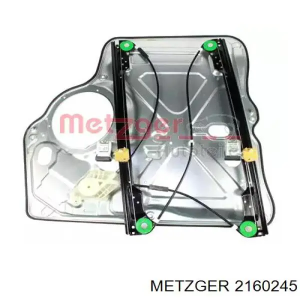 2160245 Metzger mecanismo de acionamento de vidro da porta dianteira direita